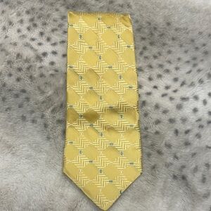 Michael Kors Gold Geometric Men's Tie